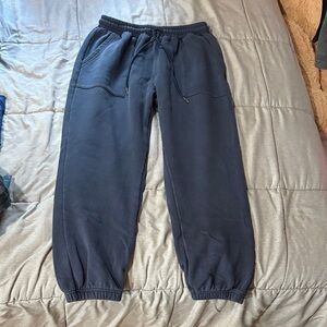 Navy Blue Jogger Sweatpants